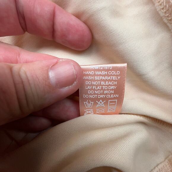 Lovecolette Peach Floral Dress M Feminine Babydoll Soft Coquette Balletcore - Picture 6 of 6